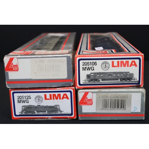 13 - Four boxed Lima OO gauge locomotives / engines to include 205020A2 Class 6001 Steadfast, 205050A1 Sp... 