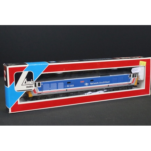 14 - Four boxed Lima OO gauge locomotives to include 205135 Howe 50023, 205220 Great Eastern 47581, 20518... 