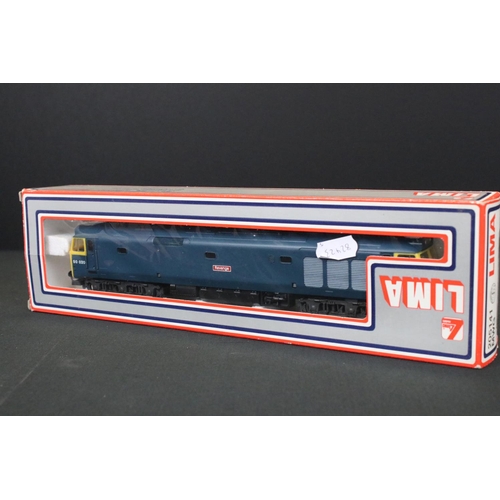 18 - Five boxed Lima OO gauge locomotives to include 205189 40001, 205142 MWG Eagle, 205141 MWG Revenge, ... 