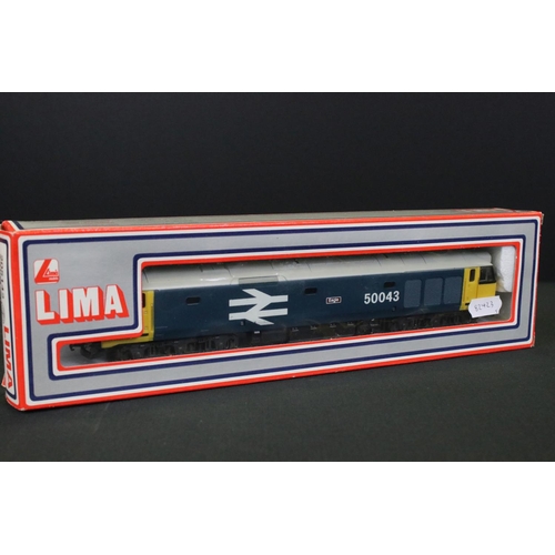 18 - Five boxed Lima OO gauge locomotives to include 205189 40001, 205142 MWG Eagle, 205141 MWG Revenge, ... 