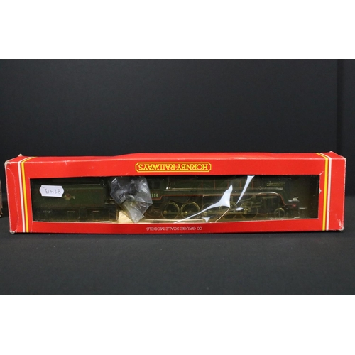 20 - Four boxed Hornby OO gauge locomotives to include R315 LMS 2-8-0 Class 8F, r312 4-6-2 Silver Link, R... 