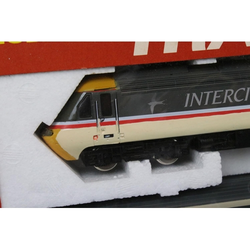 23 - Boxed Hornby OO gauge Train Pack R397 BR Inter City 125 High Speed Train plus a boxed Hornby R867 BR... 