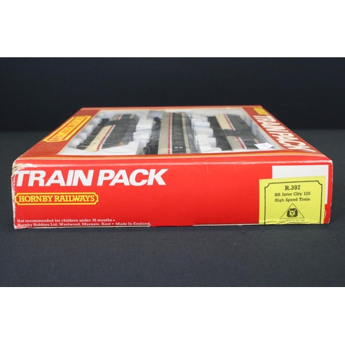 23 - Boxed Hornby OO gauge Train Pack R397 BR Inter City 125 High Speed Train plus a boxed Hornby R867 BR... 