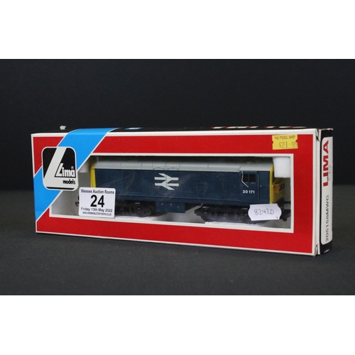 24 - Four boxed Lima OO gauge locomotives to include 205172 Loch Rannoch, 205158MWG 20171, 205140 Sir Edw... 