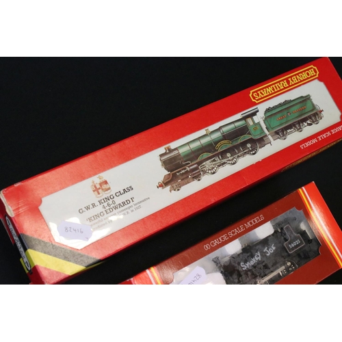 25 - Four boxed Hornby OO gauge locomotives to include R319 Class 47 Diesel The Queen Mother, R324 Lady G... 