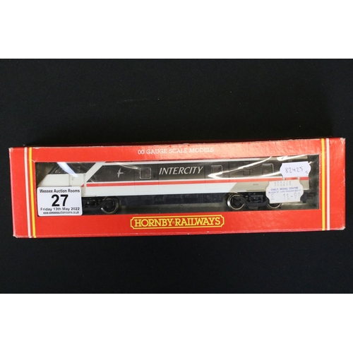 27 - Four boxed Hornby OO gauge locomotives to include R585 BR Bo Bo Electric Class 91 The Red Arrows, R5... 