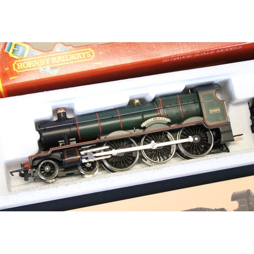 3 - Three boxed Hornby OO gauge locomotives to include R072 LMS 4-6-2 City of Bristol, R830 GWR 4-6-0 Sa... 