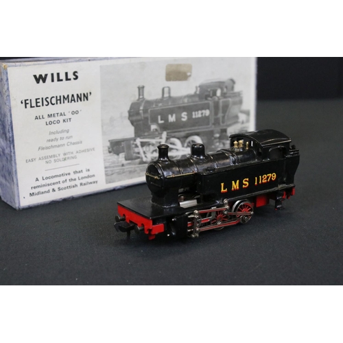 32 - Boxed Wills Fleischmann OO gauge loco kit LMS Tank WF167 (built) plus 2 x EWS locomotives to include... 