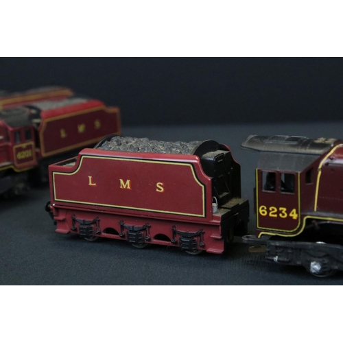 34 - Four OO gauge locomotives to include Hornby Lord Rathmore, Hornby Duchess of Abercorn, Triang Prince... 