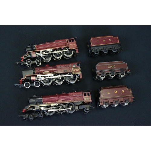 34 - Four OO gauge locomotives to include Hornby Lord Rathmore, Hornby Duchess of Abercorn, Triang Prince... 