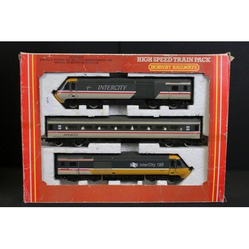 36 - Boxed Hornby OO gauge R370 High Speed Train Pack plus a quantity of OO gauge spares and repairs to i... 