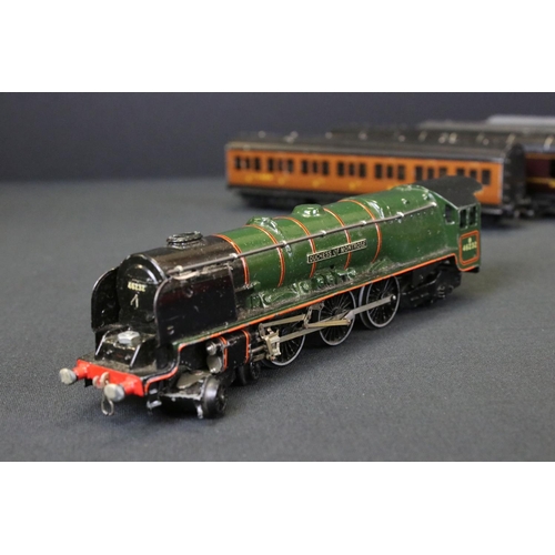 37 - Seven Exley OO gauge items of rolling stock to include a boxed LMS Travelling Post Office and 6 unbo... 