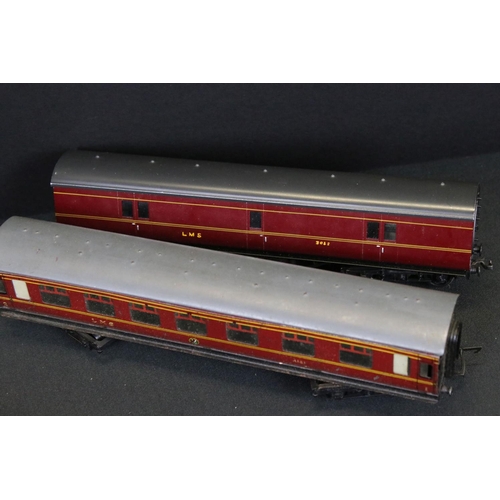 37 - Seven Exley OO gauge items of rolling stock to include a boxed LMS Travelling Post Office and 6 unbo... 