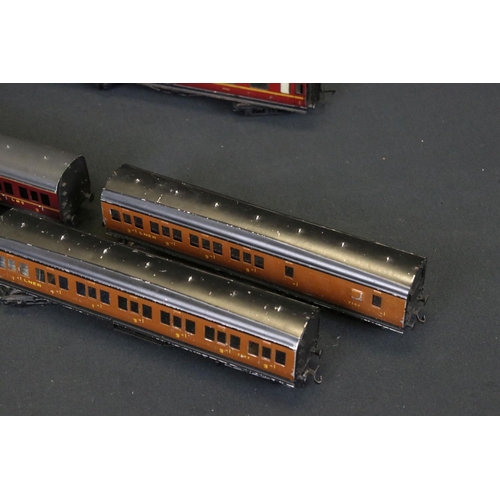 37 - Seven Exley OO gauge items of rolling stock to include a boxed LMS Travelling Post Office and 6 unbo... 