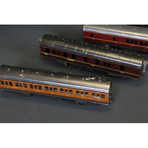 37 - Seven Exley OO gauge items of rolling stock to include a boxed LMS Travelling Post Office and 6 unbo... 