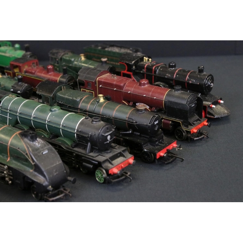 47 - 15 OO Gauge Locomotives & 6 x tenders including Hornby ' Cadbury Castle ' 7028 with tender, Hornby '... 