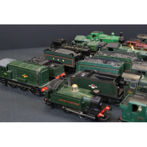 47 - 15 OO Gauge Locomotives & 6 x tenders including Hornby ' Cadbury Castle ' 7028 with tender, Hornby '... 