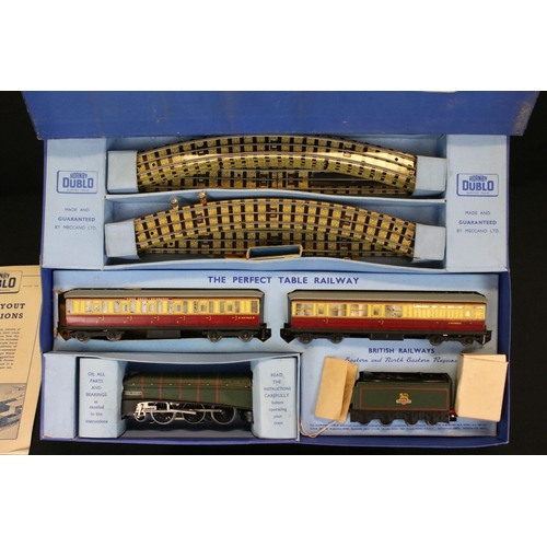 59 - Boxed Hornby Dublo EDP11 Passenger Train Set with Silver King locomotive, rolling stock and track pl... 