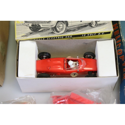 271 - Boxed Airfix Motor Racing Model MR11 with both slot cars (tatty box, near complete), a boxed Airfix ... 