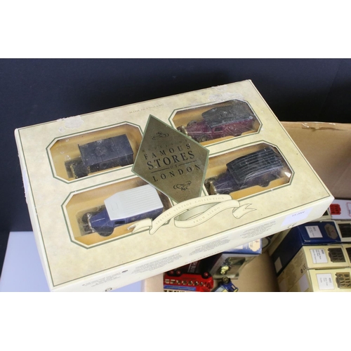 422 - 32 Boxed diecast models to include Lledo (Royal Wedding, US Army, The Home Front, etc), Corgi, Atlas... 