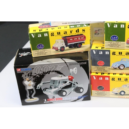 423 - Around 40 boxed diecast models, to include Corgi James Bond Classics, Lledo Vanguards, Cameo Collect... 