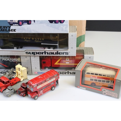 481 - Around 17 boxed Corgi diecast models to include Heavy Haulage 12801, 3 x Superhaulers, Original Omni... 