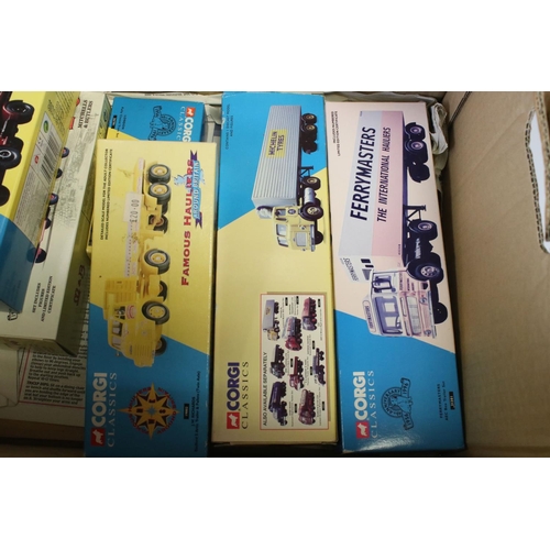 481 - Around 17 boxed Corgi diecast models to include Heavy Haulage 12801, 3 x Superhaulers, Original Omni... 