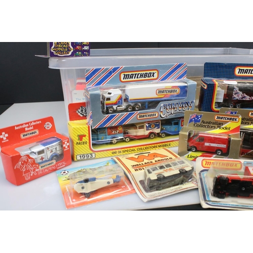 484 - 48 Boxed / carded Matchbox diecast models, various series featuring Australian, Convoy, Team Collect... 