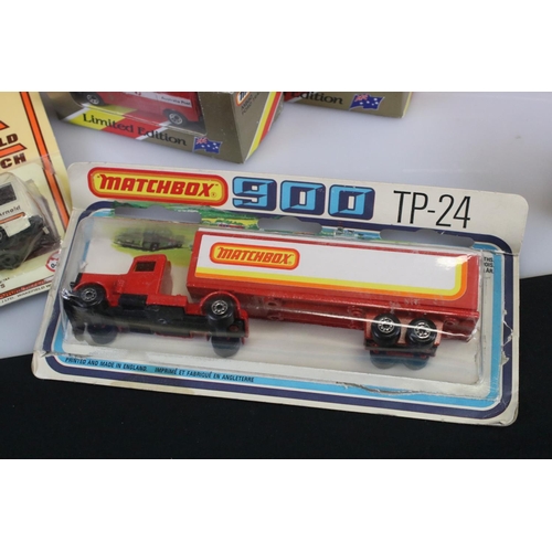 484 - 48 Boxed / carded Matchbox diecast models, various series featuring Australian, Convoy, Team Collect... 