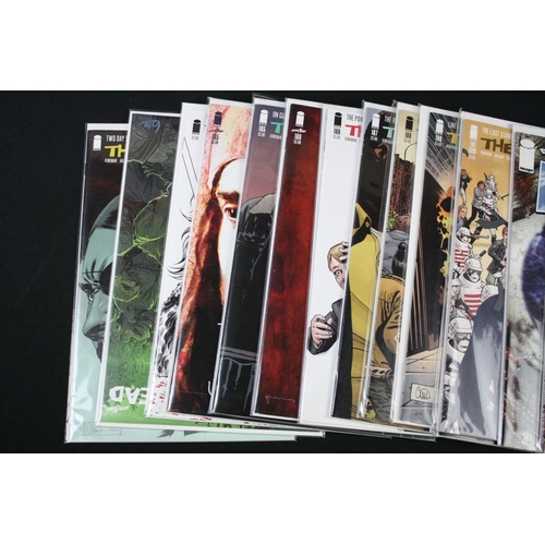 129 - Comics - Around 170 Image The Walking Dead comics, all bagged and boarded, various covers include is... 