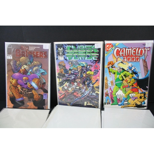 130 - Comics - 45 comics to include  Marvel Battlestar Galactica,. Marvel Black Goliath, DC Batman, Charlt... 