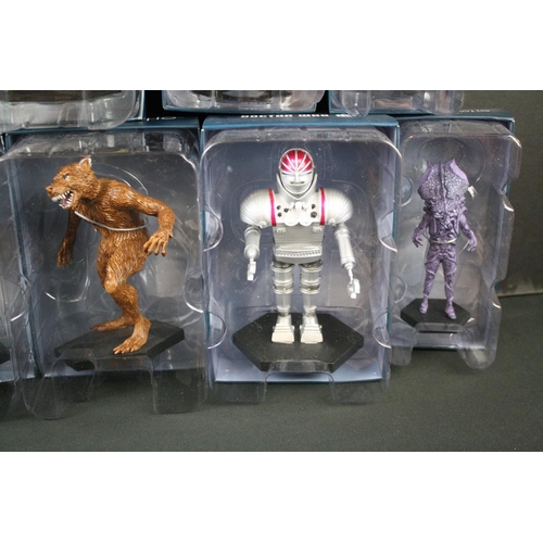 131 - 23 Boxed Eaglemoss Doctor Who metal figures to include The Beast, Aggedor, Giant Robot etc, excellen... 