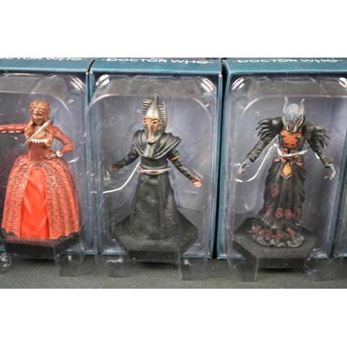 133 - 60 Boxed Eaglemoss BBC Doctor Who metal figures in excellent condition