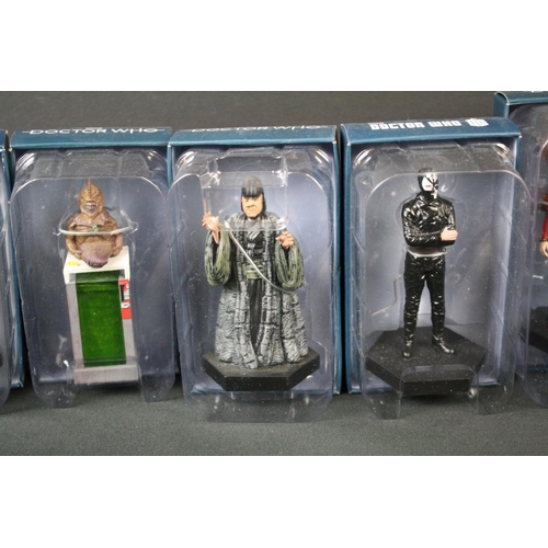 133 - 60 Boxed Eaglemoss BBC Doctor Who metal figures in excellent condition