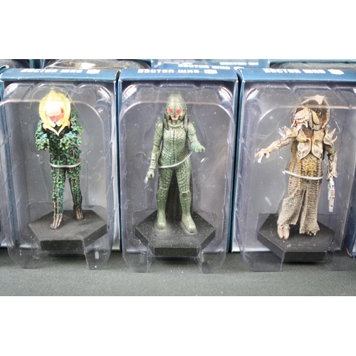 133 - 60 Boxed Eaglemoss BBC Doctor Who metal figures in excellent condition