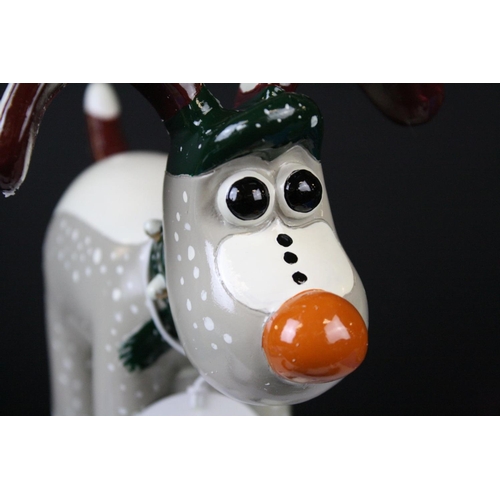 134 - Three boxed Wallace & Gromit 'Gromit Unleashed' Collectable figures to include Snow Gromit, Gromit a... 