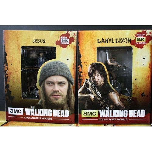 135 - Nine boxed Eaglemoss Collection AMC The Walking Dead Collectors Models to include Daryl Dixon, The G... 