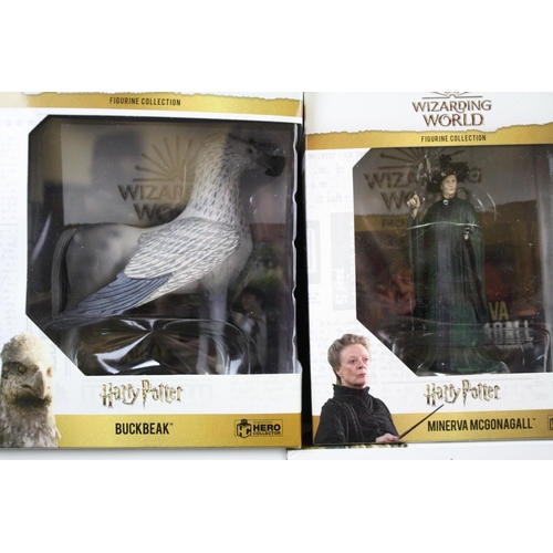 136 - 21 Boxed Eaglemoss Hero Collection Wizarding World Figurine Collection models featuring Harry Potter... 