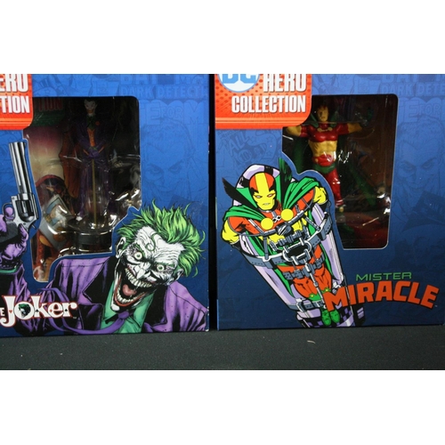 145 - 19 Boxed Eaglemoss DC Super Hero Collection metal figures to include Green Arrow, The Joker. Scarecr... 