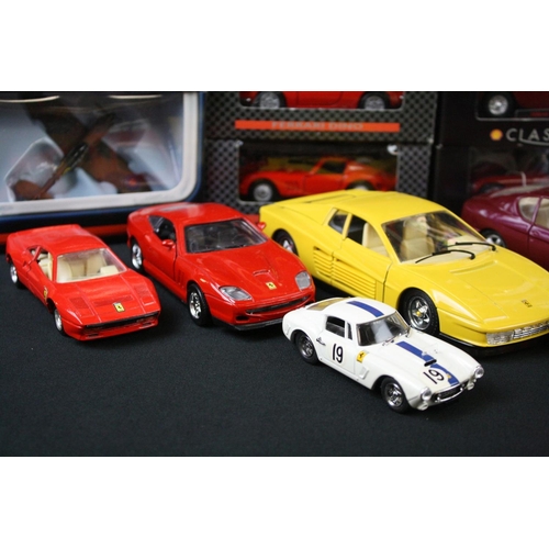 374 - 17 Boxed diecast models to include 2 x Hot Wheels Ferrari, 8 x Classico Ferrari, 2 x Shell Collezion... 