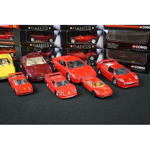 374 - 17 Boxed diecast models to include 2 x Hot Wheels Ferrari, 8 x Classico Ferrari, 2 x Shell Collezion... 