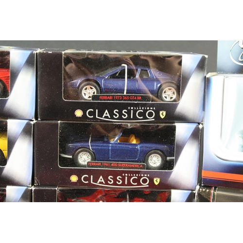 374 - 17 Boxed diecast models to include 2 x Hot Wheels Ferrari, 8 x Classico Ferrari, 2 x Shell Collezion... 