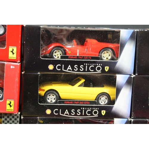 374 - 17 Boxed diecast models to include 2 x Hot Wheels Ferrari, 8 x Classico Ferrari, 2 x Shell Collezion... 