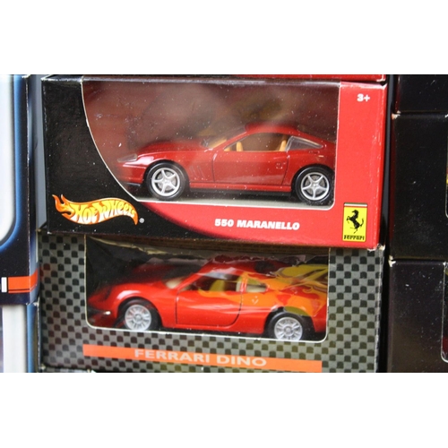 374 - 17 Boxed diecast models to include 2 x Hot Wheels Ferrari, 8 x Classico Ferrari, 2 x Shell Collezion... 