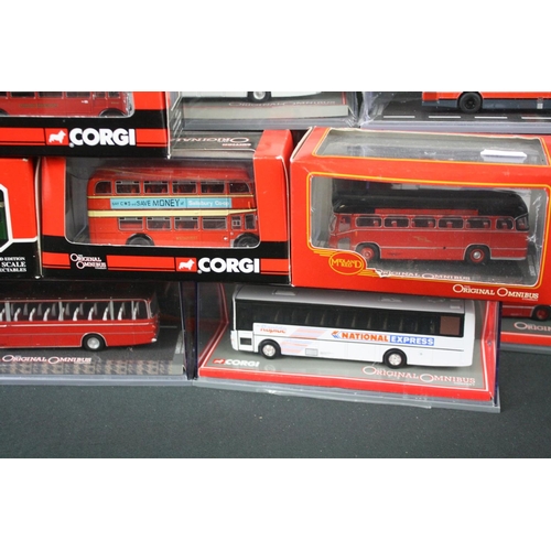 378 - 26 Boxed / cased Corgi Original Omnibus diecast models / sets to include Midland Red OM99146 set