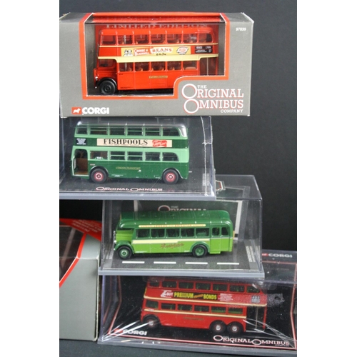 389 - 29 Cased Corgi Original Omnibus diecast models, ex