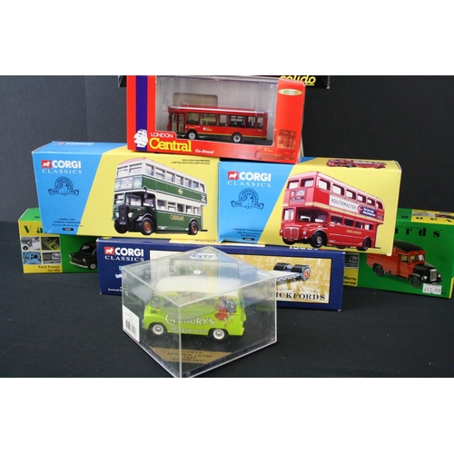 393 - 12 Boxed diecast models to include 7 x Corgi featuring Vintage Glory of Steam, Pickfords 16702, Comm... 