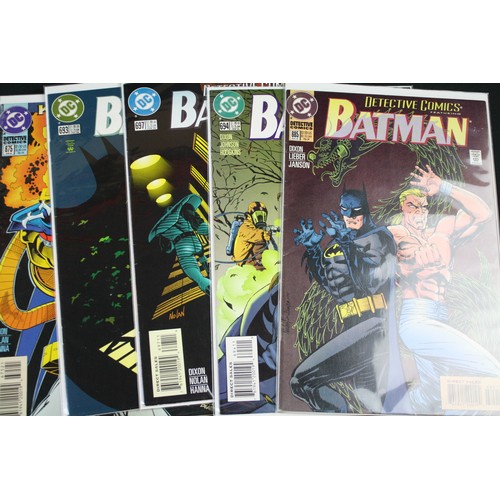 126 - Comics - Around 110 Batman and related comics to include Detective Comics Batman, Batman Who Laughs,... 