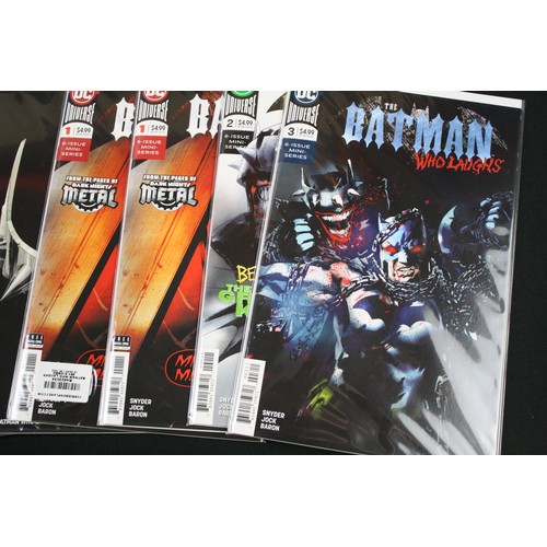 126 - Comics - Around 110 Batman and related comics to include Detective Comics Batman, Batman Who Laughs,... 