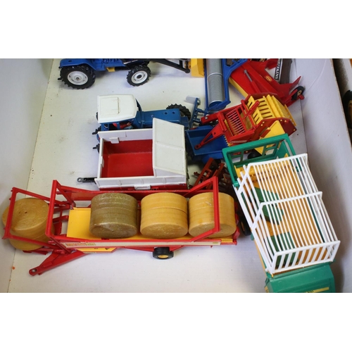 450 - Collection of approximately 25 Britains Diecast Mainly Farming Vehicles & Machinery along with a Col... 